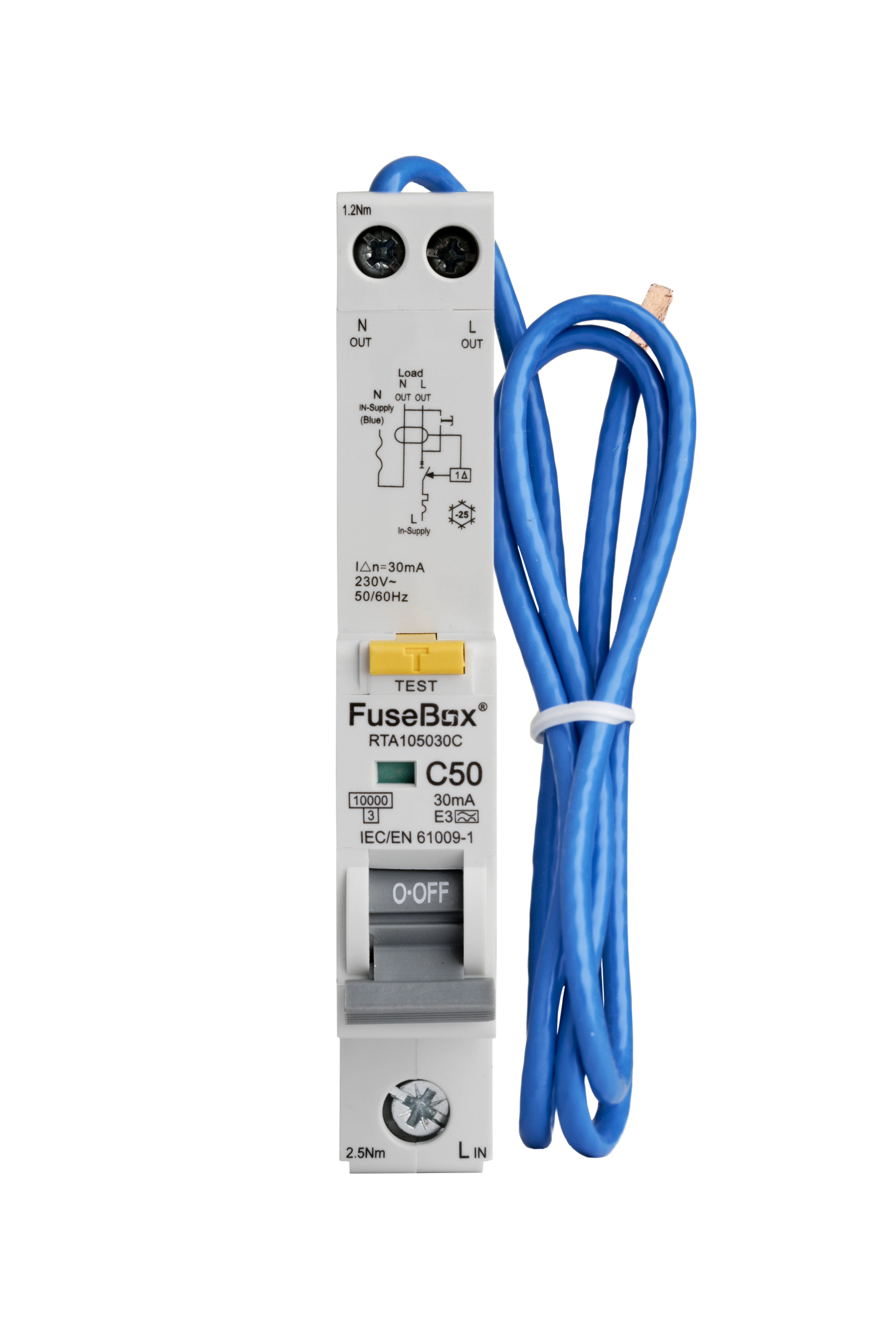 RCBO 50A 30MA 10KA